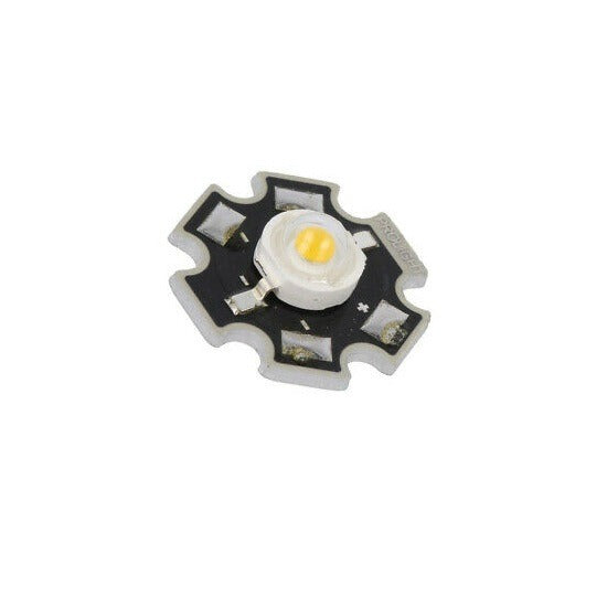 Power LED diode - Warm wit - 1W - Ø18mm Power LED diode - Warm wit - 1W - Ø18mm